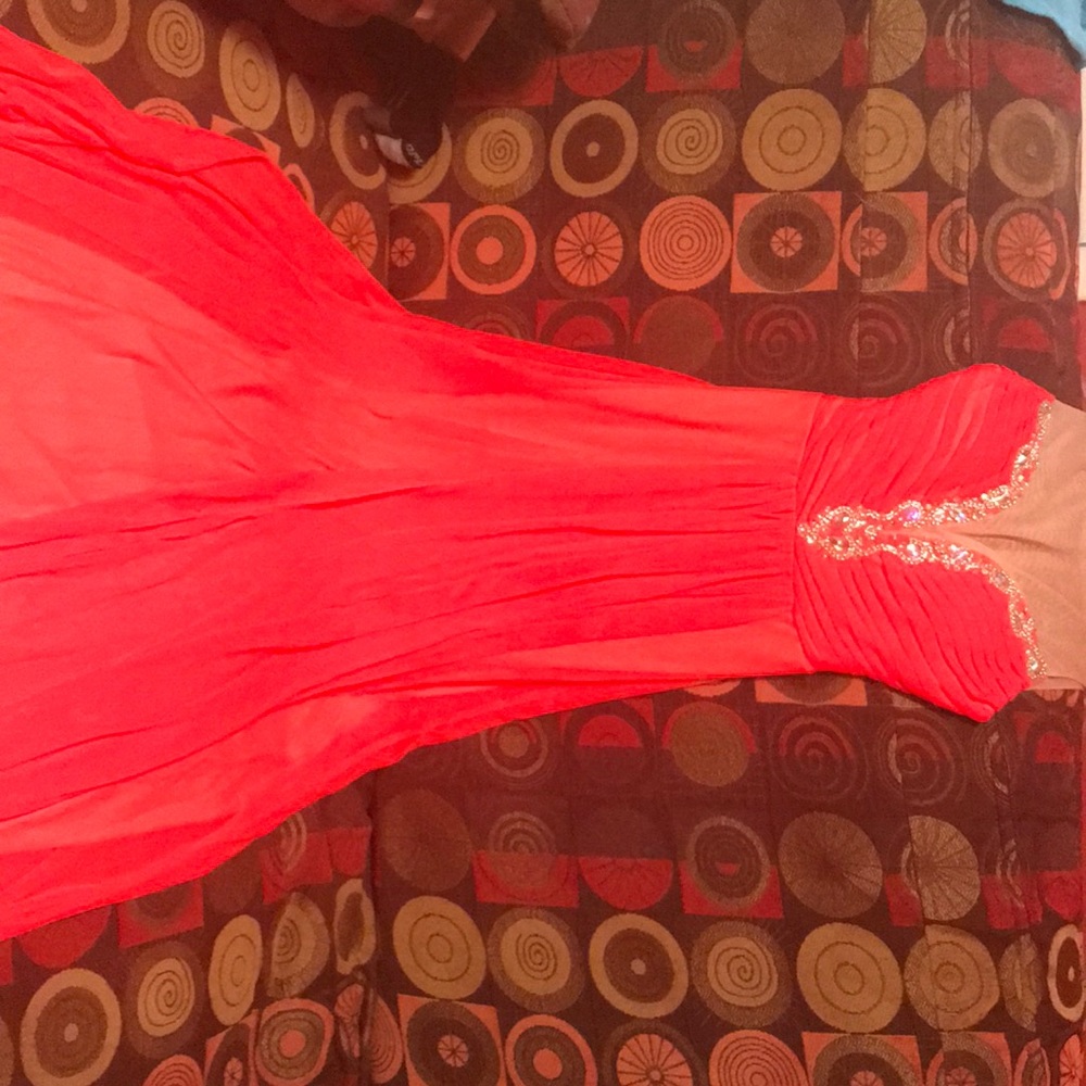 Coral dress
